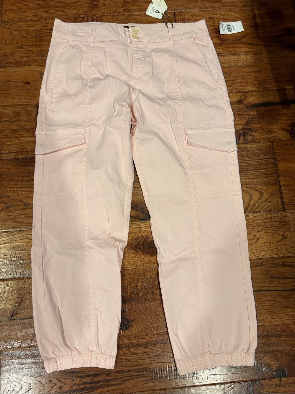 NWT Sanctuary Rebel Cargo Pants Pink Size 31 Cropped Jogger 26”